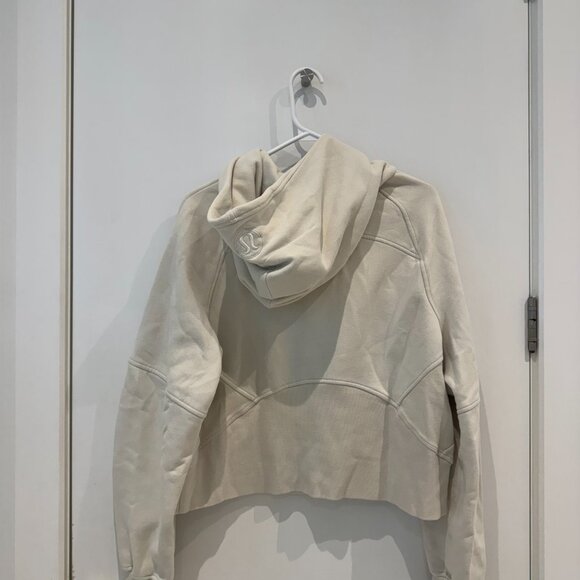 Lululemon Scuba Cropped Half-Zip Hoodie – Bone / Size M/L - Picture 5 of 5